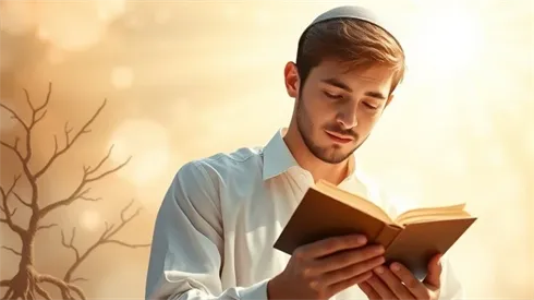 איש לומד ושורשים.jpg