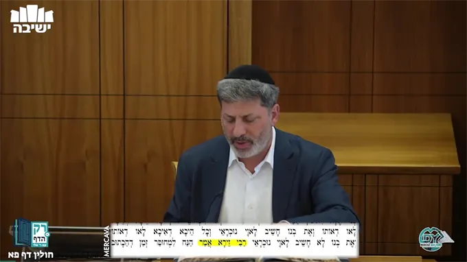 חולין דף פ"א