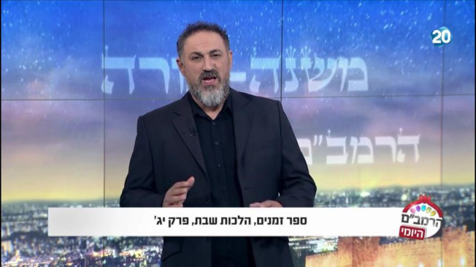 הלכות שבת פרק י"ג - הרמב"ם היומי