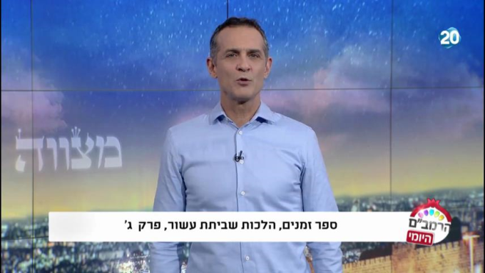 הלכות שביתת עשור פרק ג' - הרמב"ם היומי
