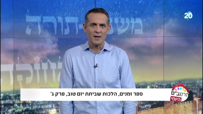 הלכות שביתת יו"ט פרק ג' - הרמב"ם היומי