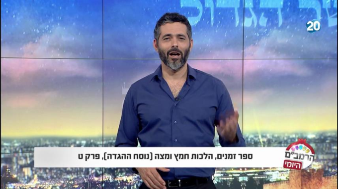 הלכות חמץ ומצה - נוסח ההגדה - הרמב"ם היומי