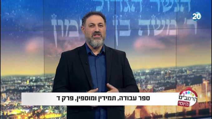 ספר עבודה הלכות תמידין ומוספין פרק ד'