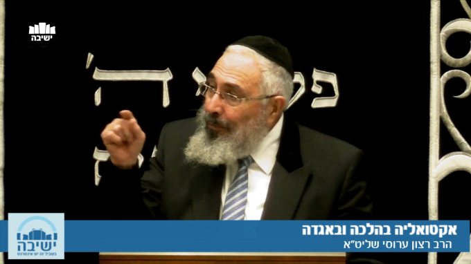אקטואליה בהלכה ובאגדה