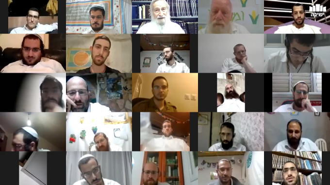 מעמד הקבלת פני רבו עם מו"ר הרב זלמן מלמד