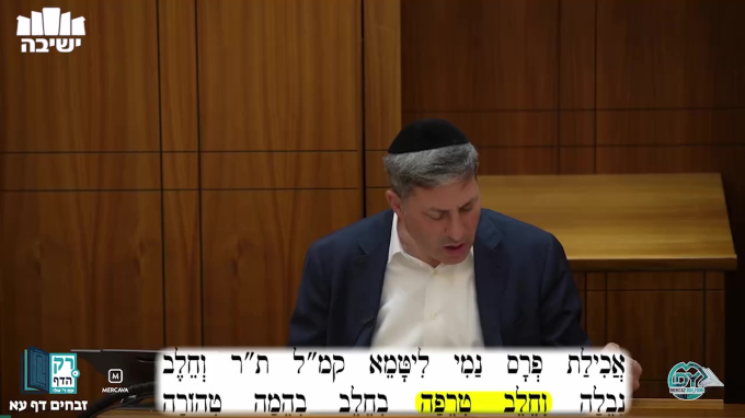 זבחים דף ע"א