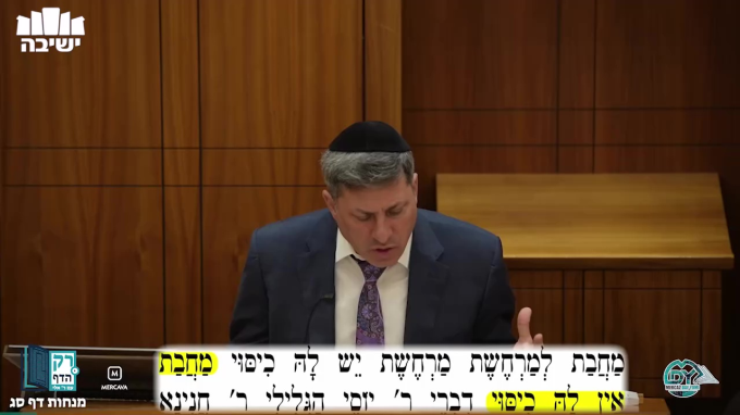 מנחות דף ס"ג