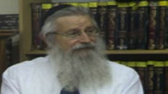 שיעור לפרשת אמור תשס"ג