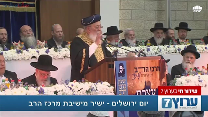 שידור חוזר מיום ירושלים תשע"ט בישיבת מרכז הרב