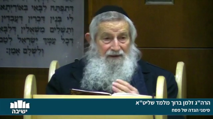 סימני הגדה של פסח - יחץ