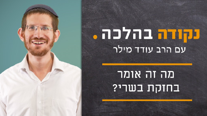 מה זה אומר בחזקת בשרי?