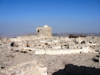 אתר הכנסייה - מתחתיו אולי שרידי ההעתק לבית המקדש